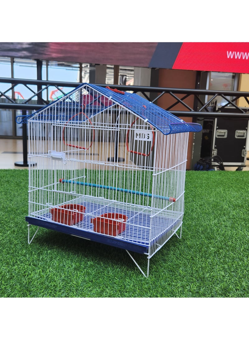 MBS Baby Small Bird Cage  Compact and Cozy Haven for Your Feathered Friend  40.64 x 38.1 x 30.48 cm