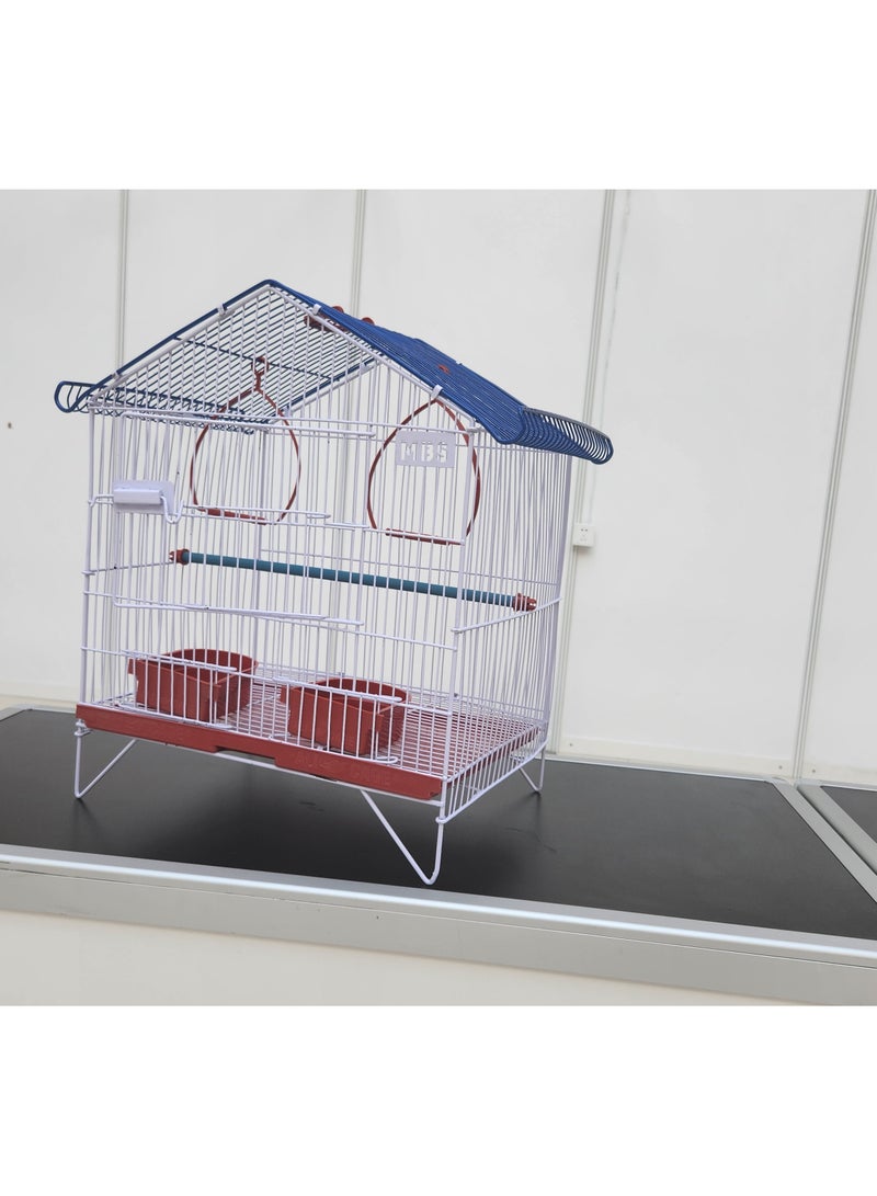 MBS Baby Small Bird Cage  Compact and Cozy Haven for Your Feathered Friend  40.64 x 38.1 x 30.48 cm