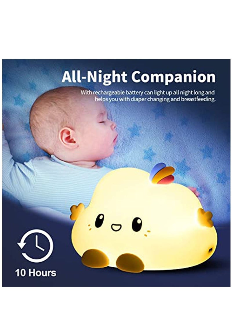 Cute Kids Night Light Baby Portable Rechargeable for Girls