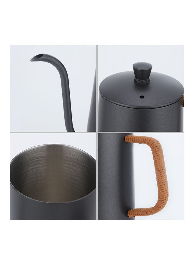 Coffee Kettle Black 8.26x5.43inch