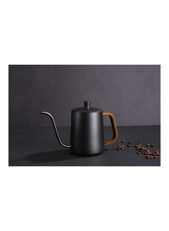 Coffee Kettle Black 8.26x5.43inch