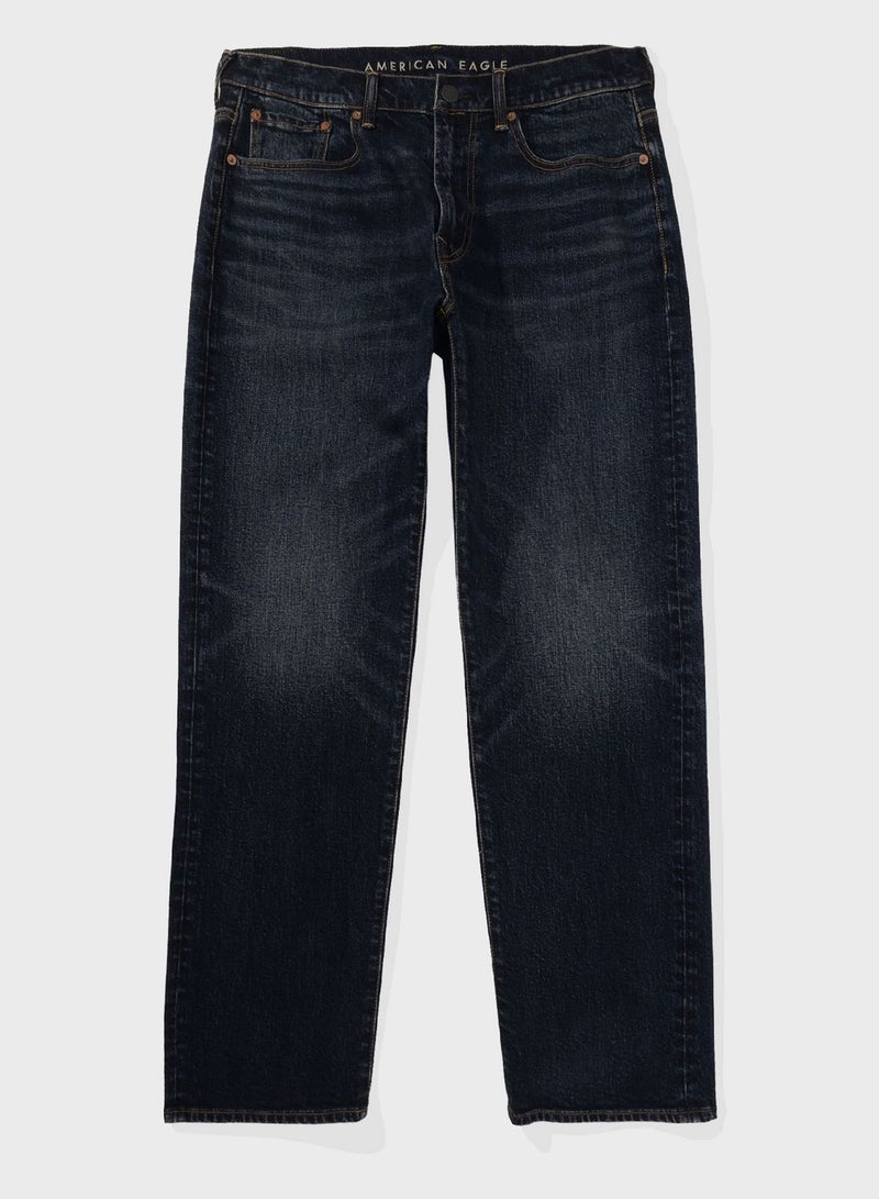 Rinse Wash Relaxed Fit Jeans