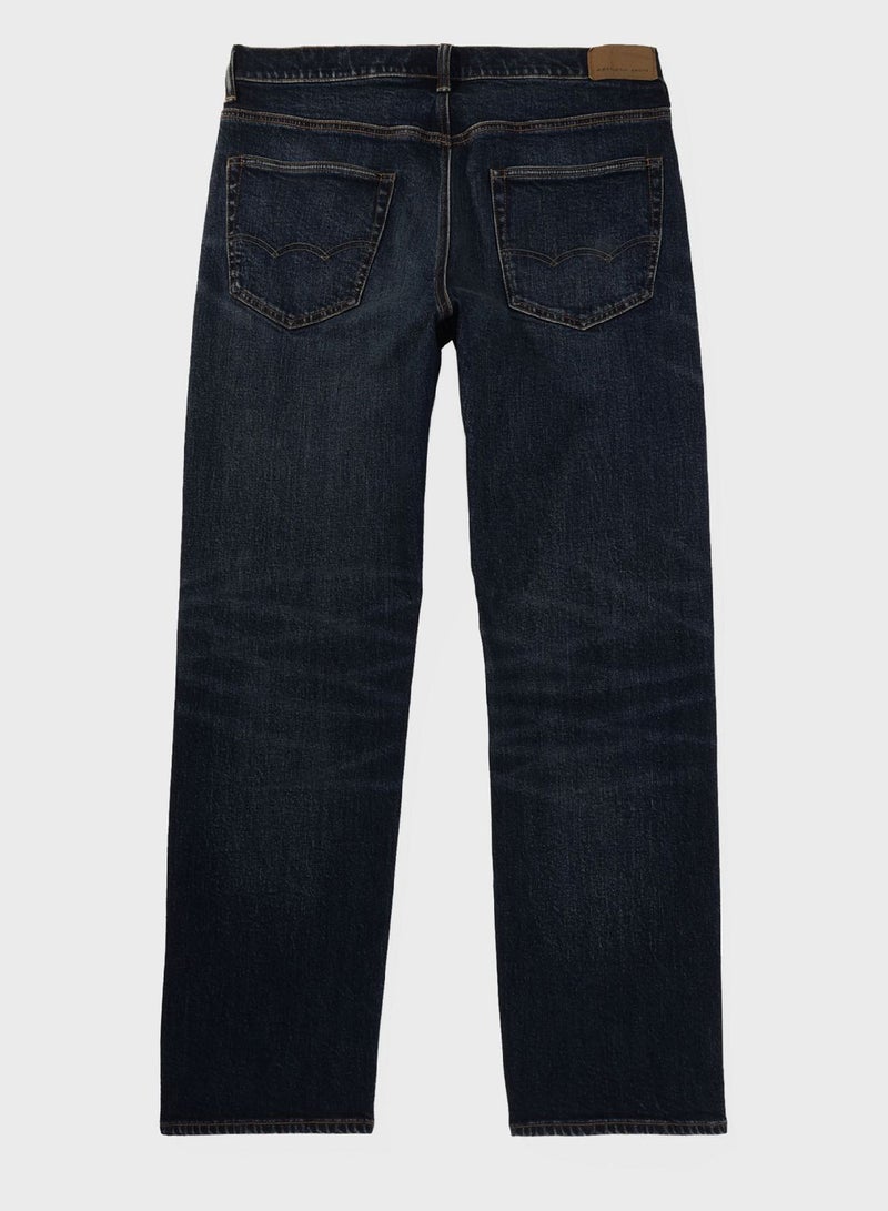 Rinse Wash Relaxed Fit Jeans