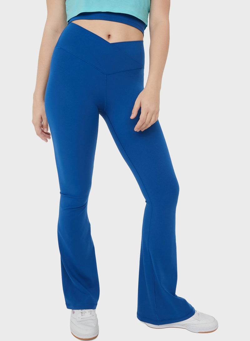 High Waist Flared Leggings