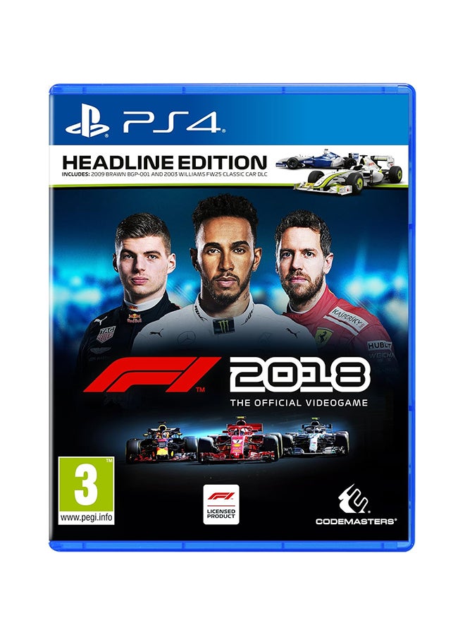 F1 2018 Headline Edition - PlayStation 4 (PS4)