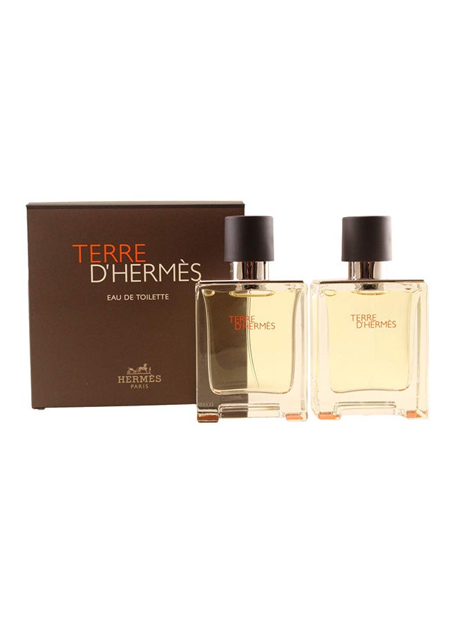 2-Piece Terre D'Hermes EDT Gift Set (2x EDT 50ml)ml