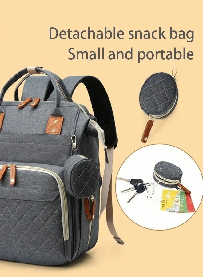 Diaper Bag Backpack, Multifunction Travel Back Pack Maternity Baby Changing Bags, Large Capacity, Waterproof and Stylish