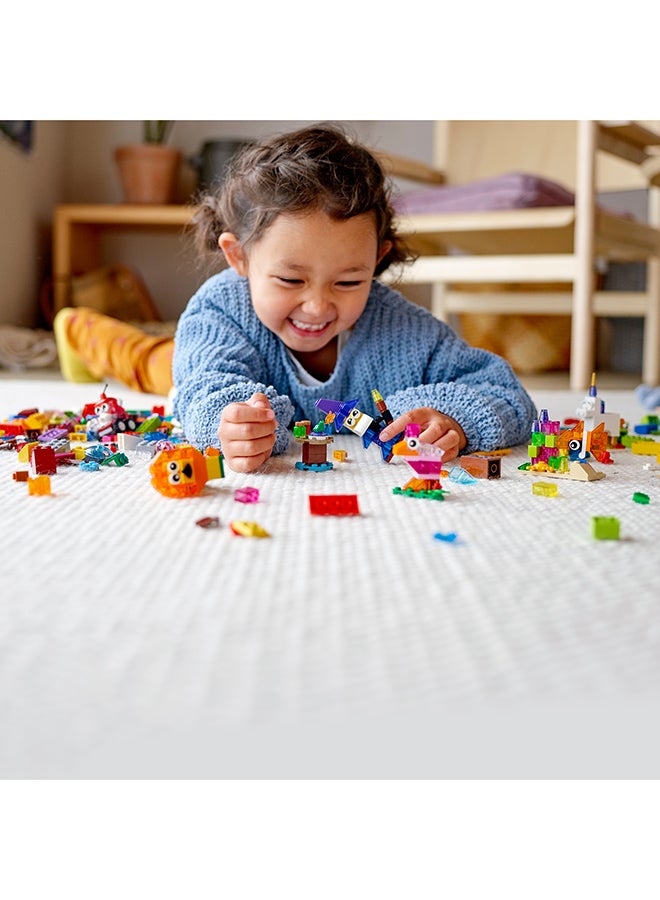 6327639 Classic Creative Transparent Bricks Building Toy Set (500 Pieces) 4+ Years