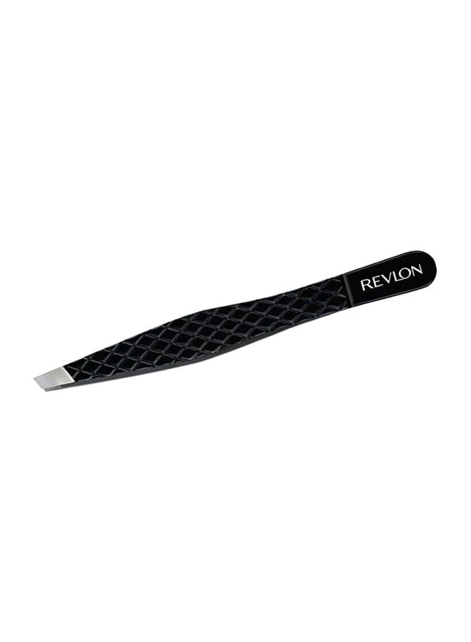 Slant Tip Expert Tweezer Black