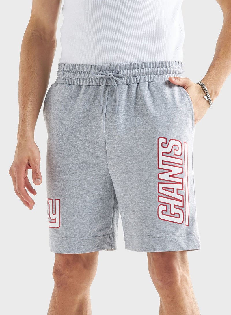 New York Giants Print Shorts
