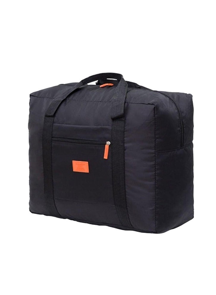 Waterproof And Foldable Travel Duffel Bag Black