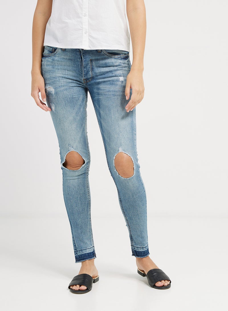 Skinny Fit Jeans Light Blue