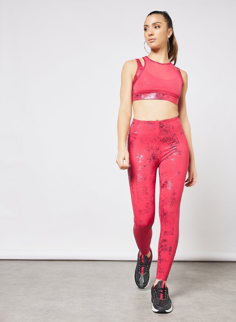 ellaVATE Eversculpt Training Leggings Red