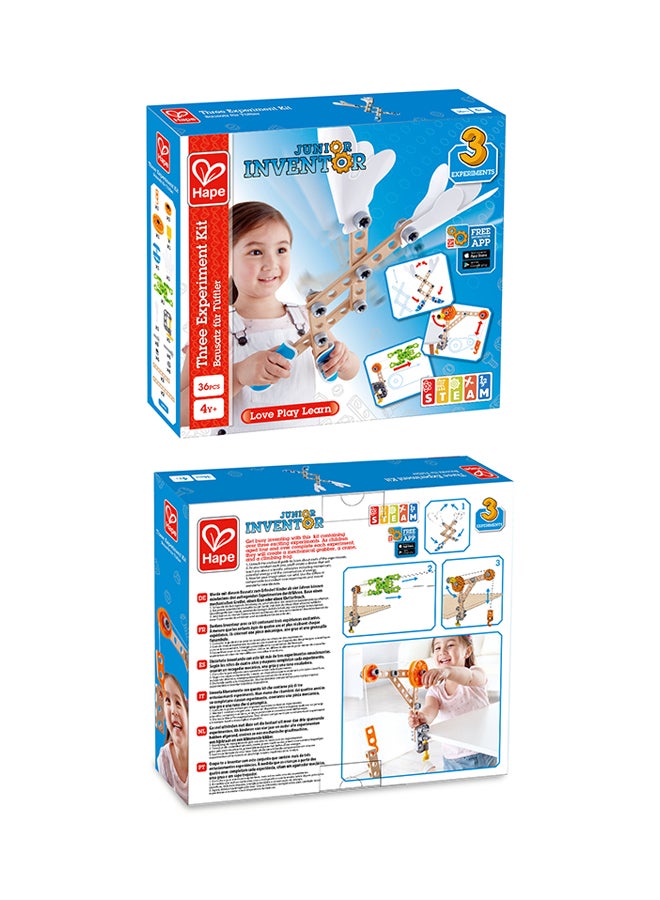 E3030 Junior Inventor Kids Physics Mechanical Crane Kit 36 6+ Years