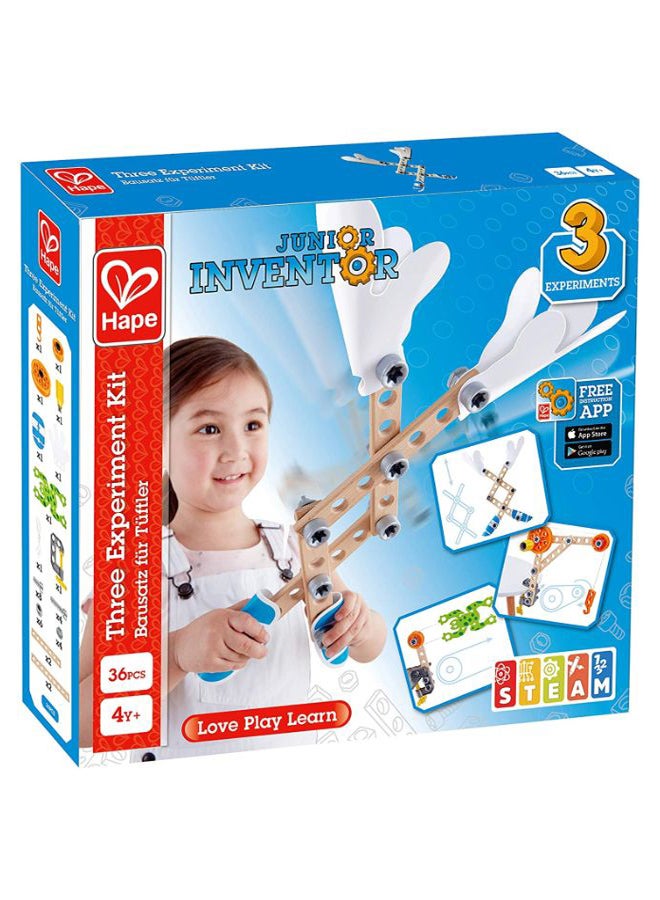 E3030 Junior Inventor Kids Physics Mechanical Crane Kit 36 6+ Years