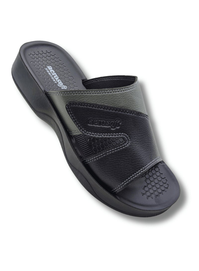 Aerosoft Men's Slippers P4801 Grey