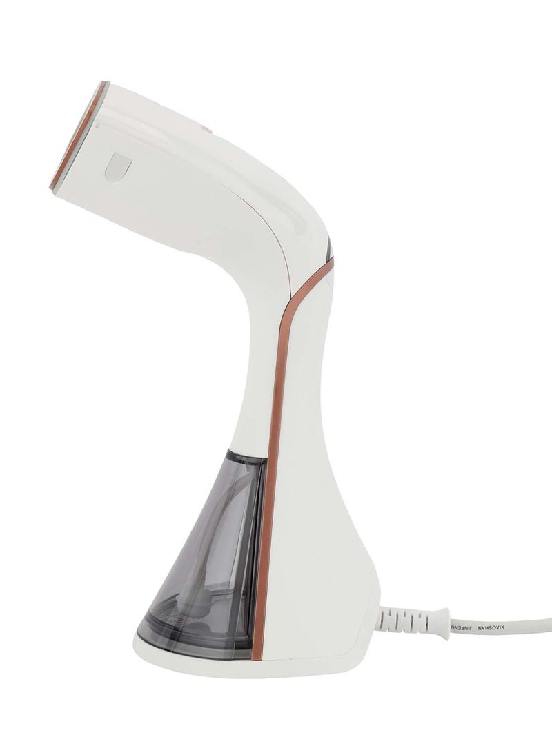 Handheld Garment Steamer, Ready to Use in 35 Seconds/ Suitable for all Kinds of Fabric and Safe for Delicate Fabrics/ 3 Modes, with Turbo Extreme Performance 250 ml 1500 W GGS25035 White and Pink