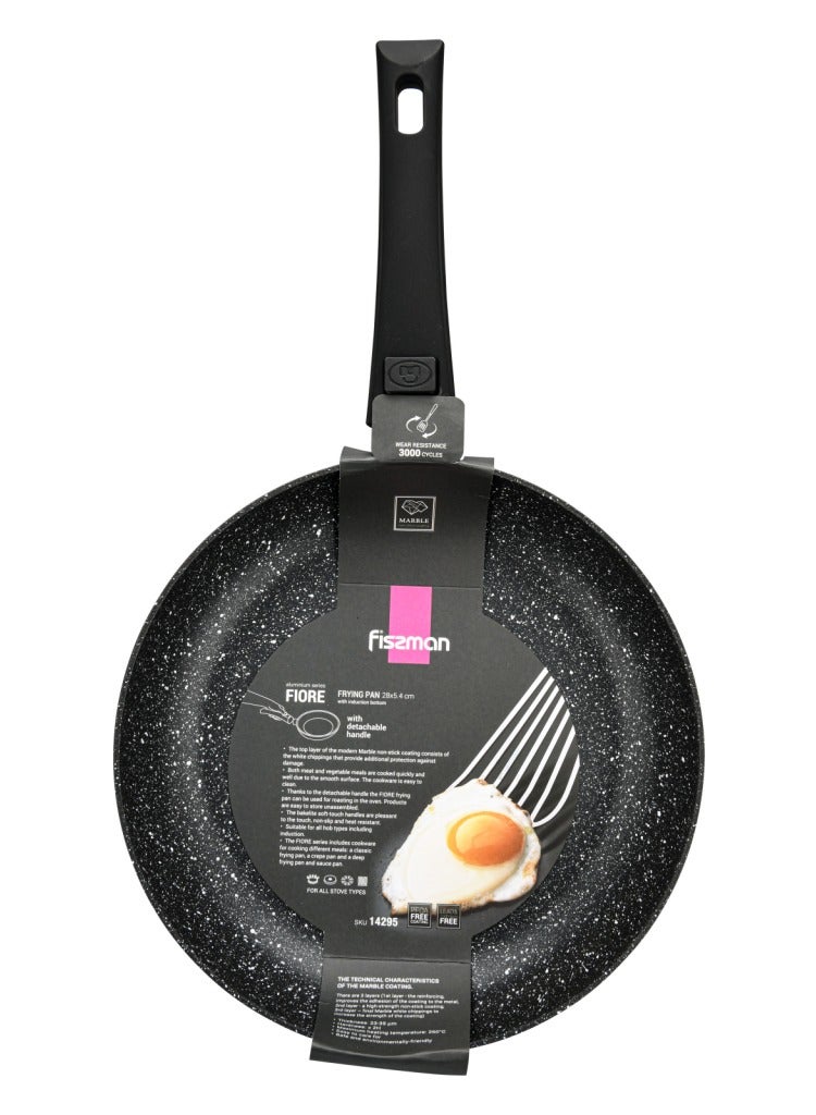 Frying Pan FIORE 28 cm Aluminum with Non-Stick Coating