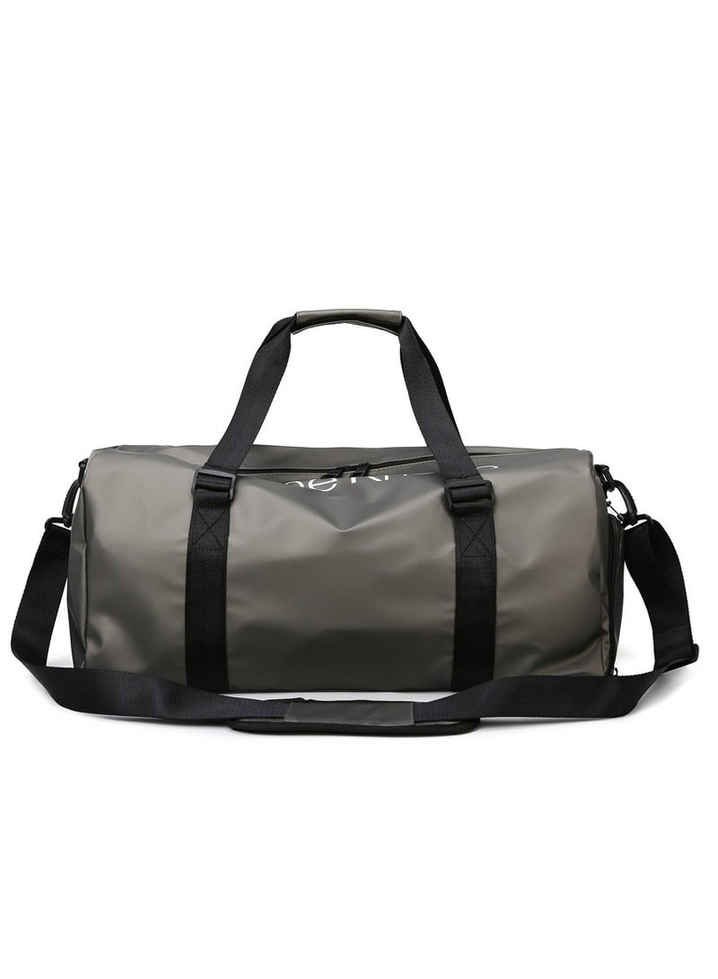 Large Capacity Fashionable Luggage Bag Travel Bag Sports And Fitness Bag Grey/Black