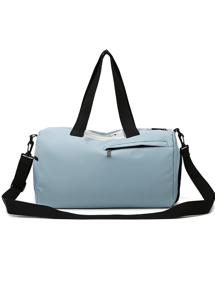 Basics Large Capacity Nylon Luggage Bag Travel Bag Duffel Bag Sky Blue/Black