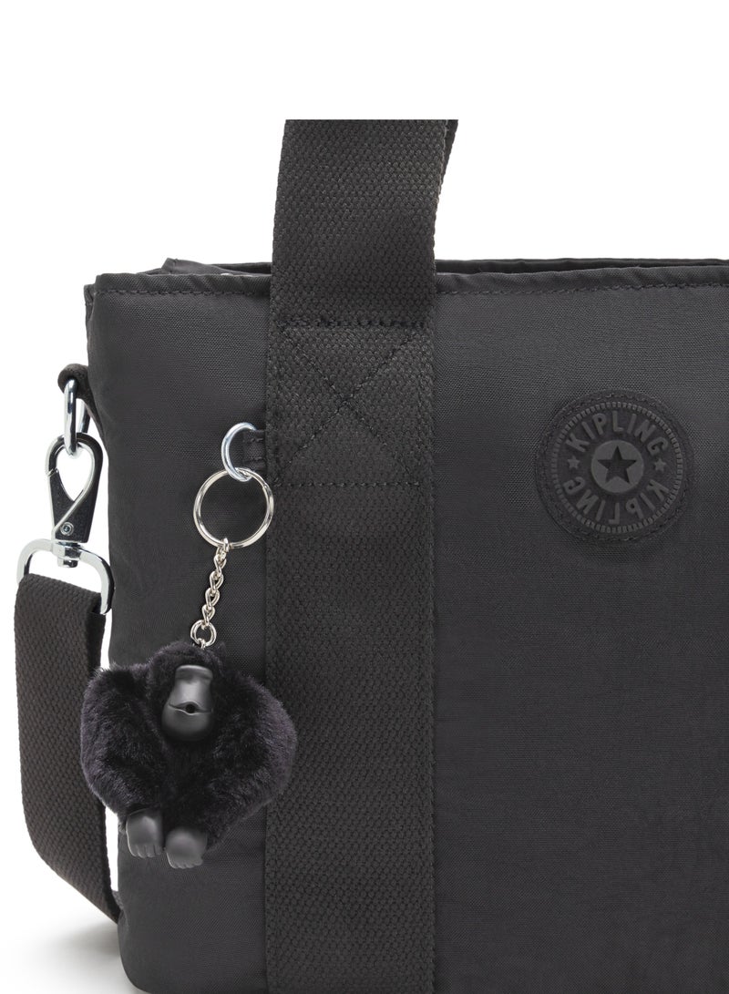 Kipling Minta M Medium  Tote (With Removable Shoulderstrap) Black Noir - I7725-P39