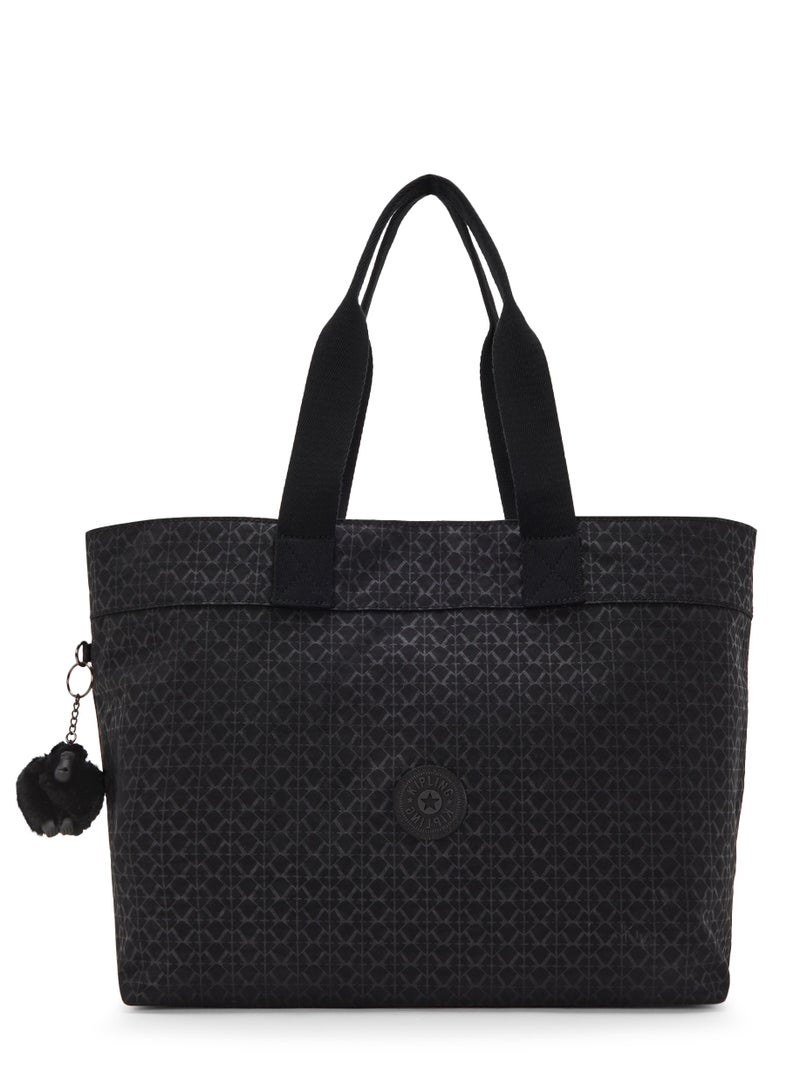 Kipling Colissa Large  Tote With Laptop Compartment Signature Emb - I5257-K59