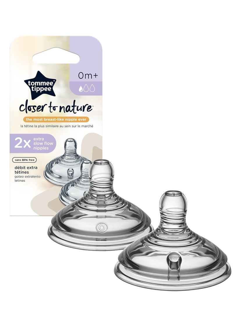 Closer To Nature Medium Flow Baby Bottle Nipples