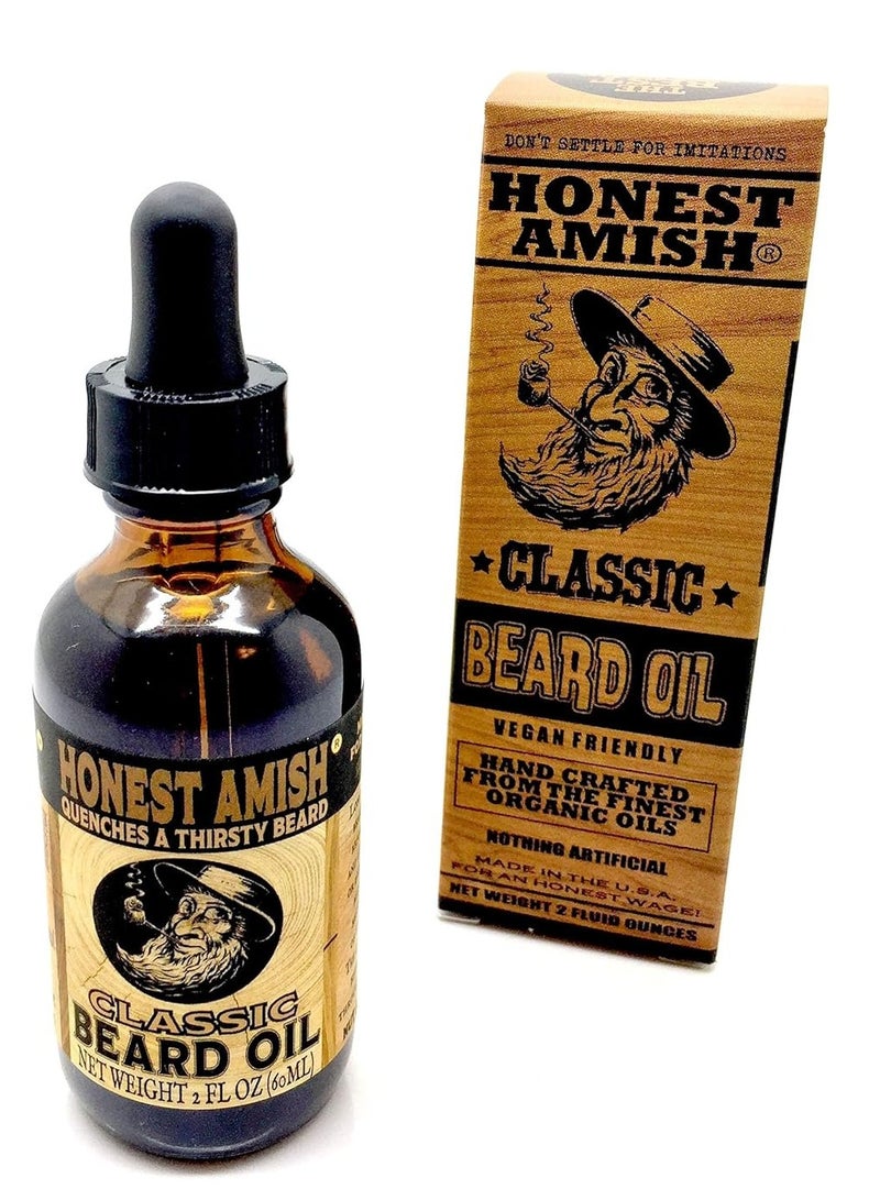 Honest Amish - Classic Beard Oil - 2 Ounce