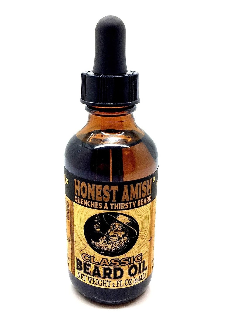 Honest Amish classic beard oil 2 ounce