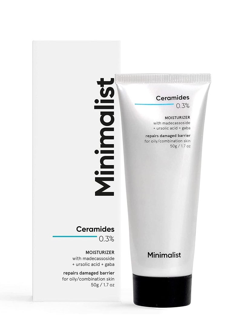 Minimalist 0 3% Ceramide Moisturizing Gel Cream For Barrier Repair Oil free Repairing Face Moisturizer For Oily Skin