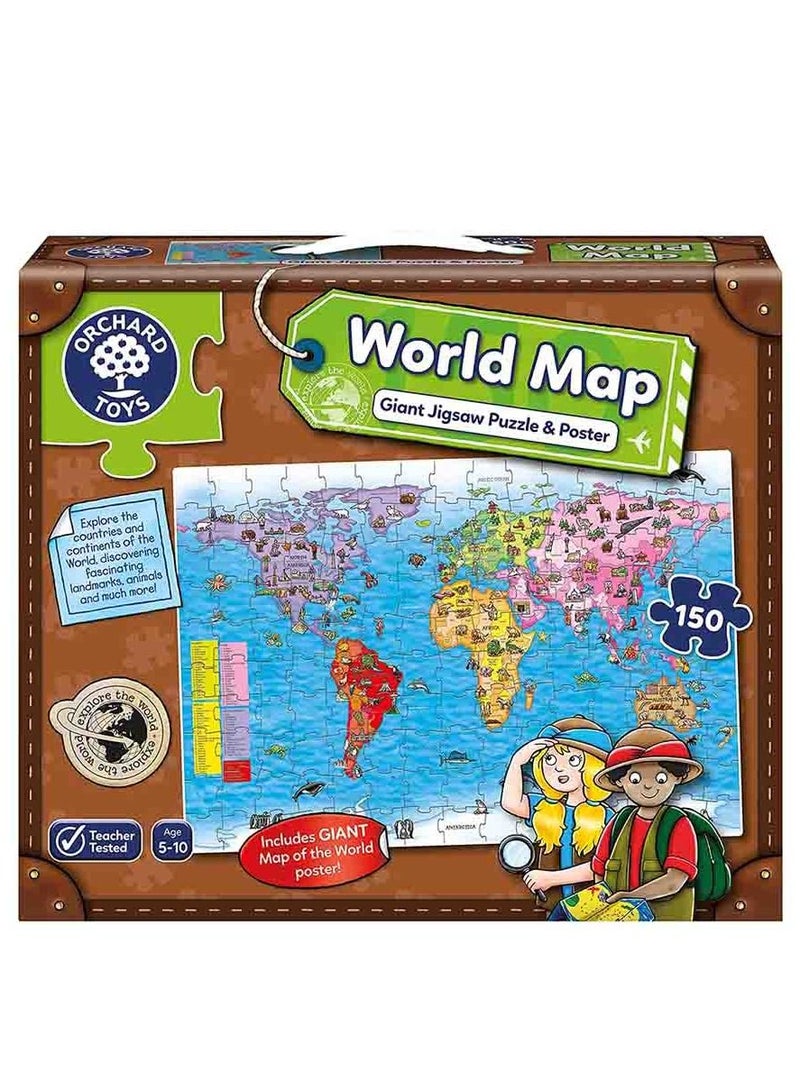 Orchard Toys - World Map & Poster