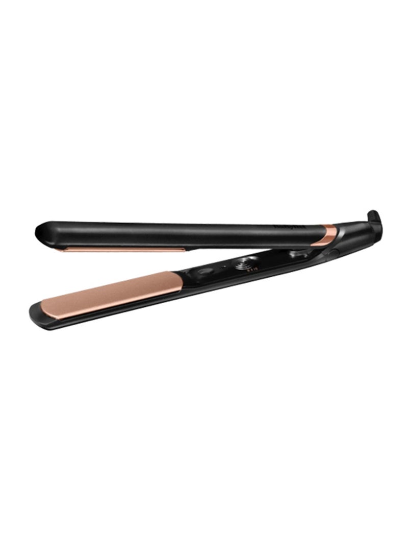 Hair Straightener | 28mm Wide Plates For Efficient Styling | Advanced Ceramic And Nano Quartz Technology Wih Fast Heat-up Time | Lightweight And Ergonomic Design | ST598SDE Black/Bronze