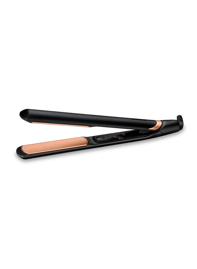 Hair Straightener | 28mm Wide Plates For Efficient Styling | Advanced Ceramic And Nano Quartz Technology Wih Fast Heat-up Time | Lightweight And Ergonomic Design | ST598SDE Black/Bronze