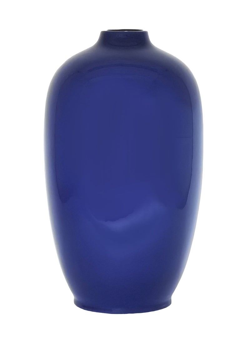 Classic Artistic Shape Ceramic Vase Unique Luxury Quality Material For The Perfect Stylish Home N13-010 Blue 24.5 x 42cm