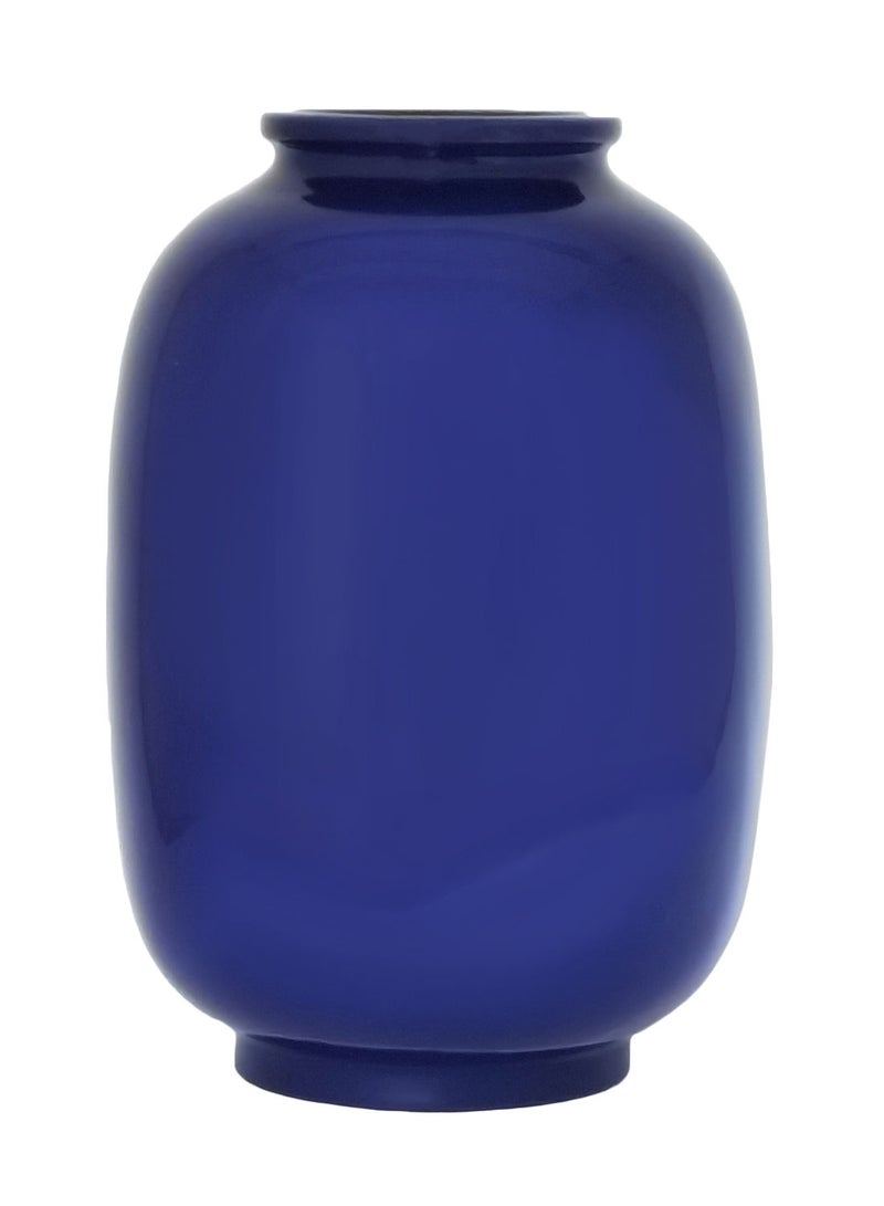 Classic Artistic Shape Ceramic Vase Unique Luxury Quality Material For The Perfect Stylish Home N13-012 Blue 31.5 x 46cm
