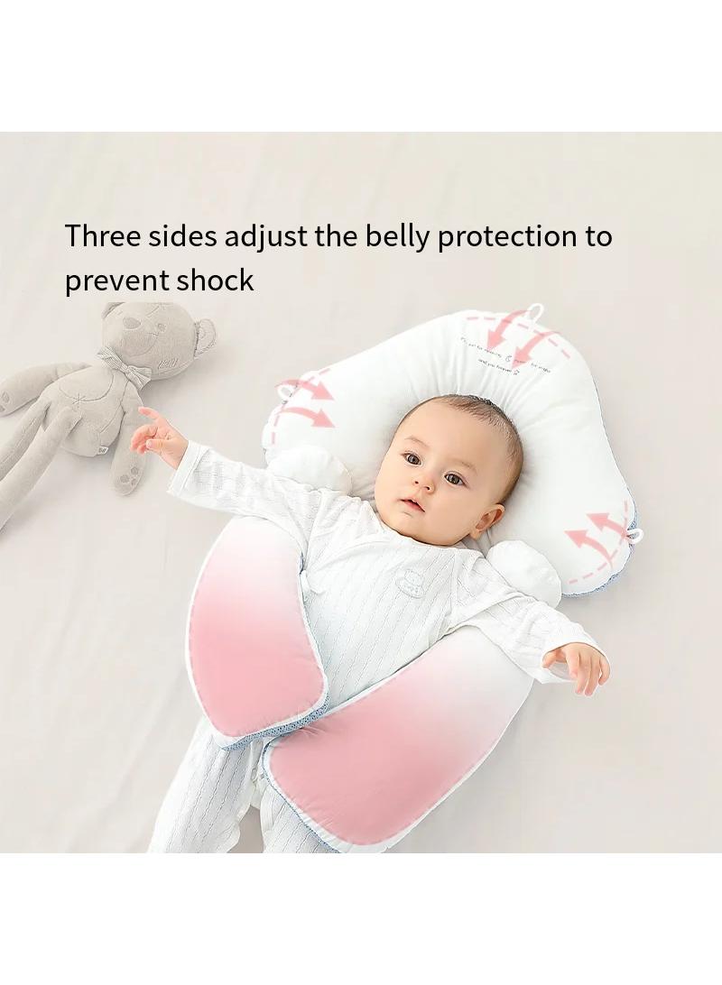 Newborn Baby Shaping Pillows Adjustable Anti-rollover Side Sleeping Pillow Positioning Soothing for 0-36 Months