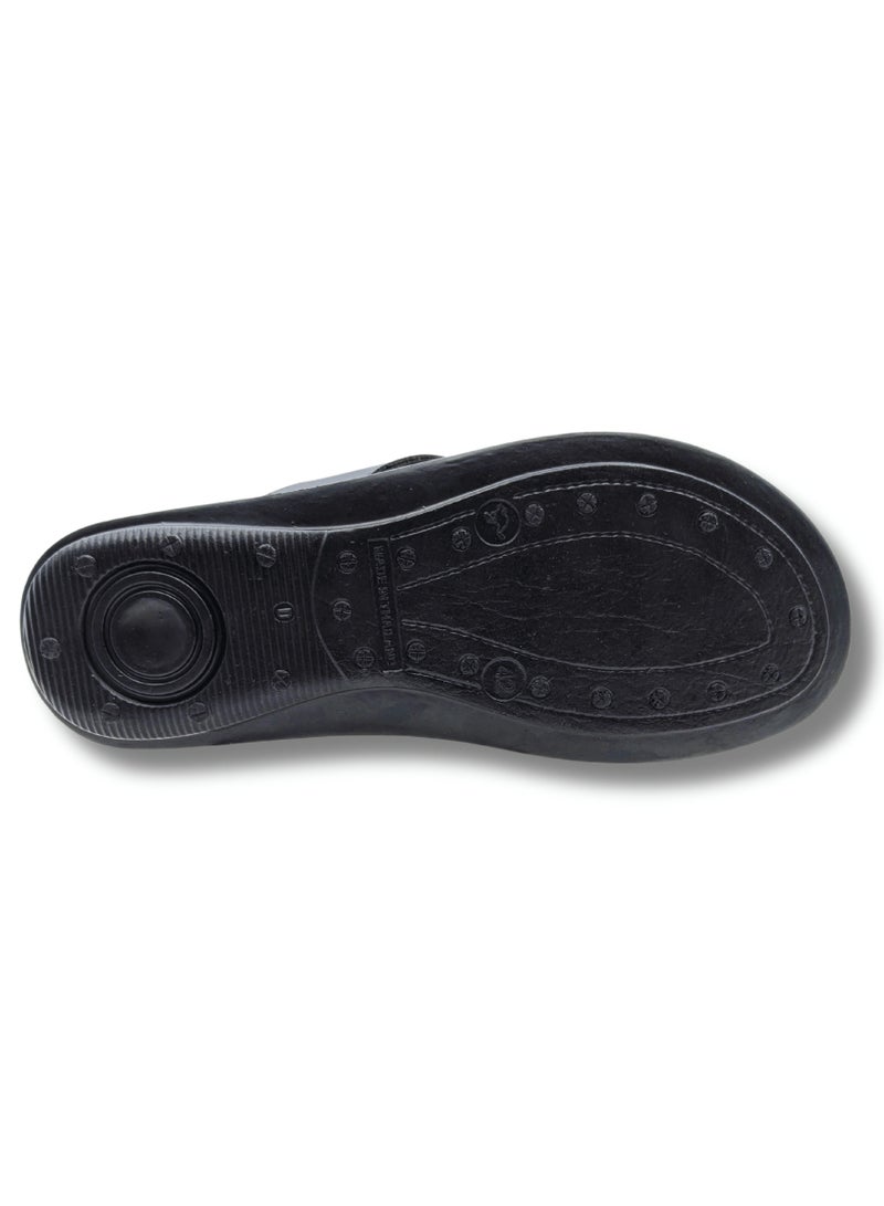 Aerosoft Men's Slippers P4120 Black