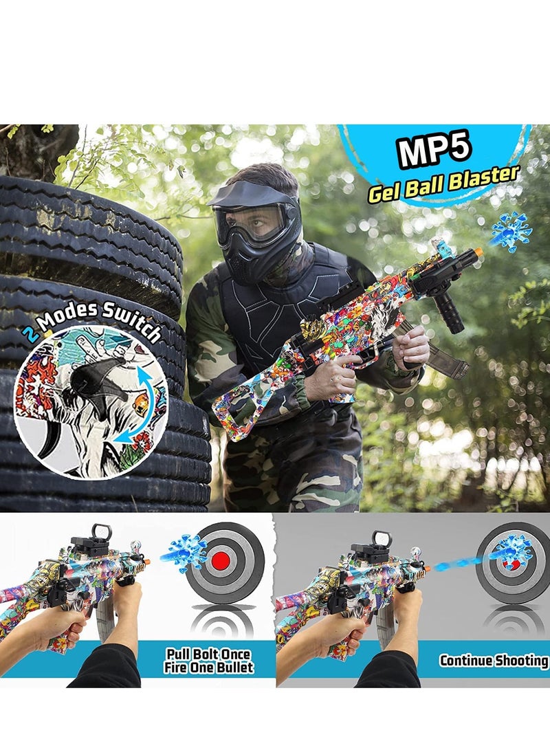 Gel Balls Blaster Mp5 Toy Gun Hydrogel Impact Game/Hydrogel- Ball Blaster Toy for Children's Outdoor Team Game Live CS Battles Cosplay