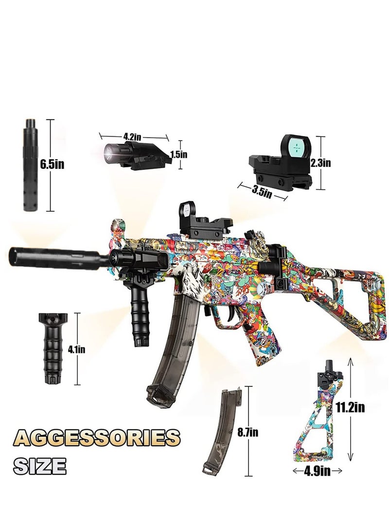 Gel Balls Blaster Mp5 Toy Gun Hydrogel Impact Game/Hydrogel- Ball Blaster Toy for Children's Outdoor Team Game Live CS Battles Cosplay