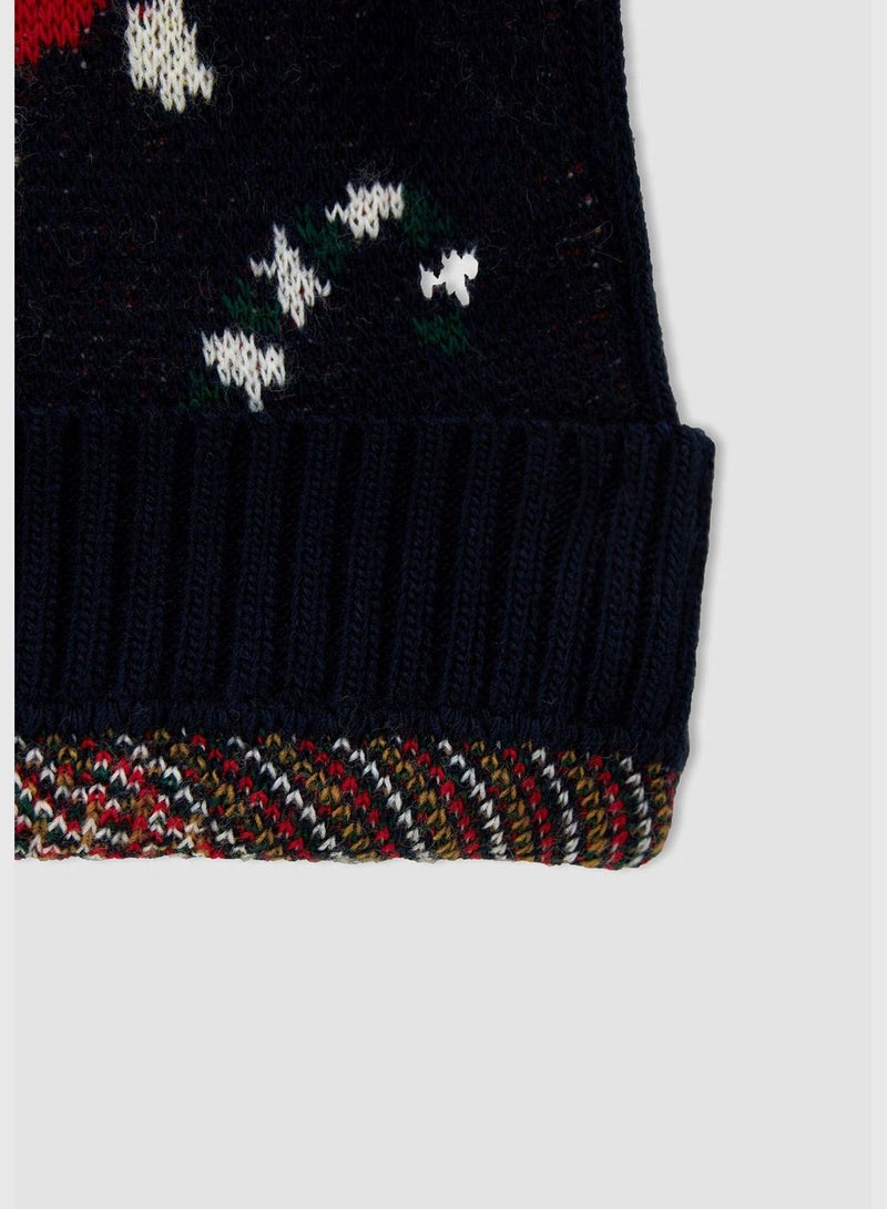 Newyear Themed Long Sleeve Knit Jumper