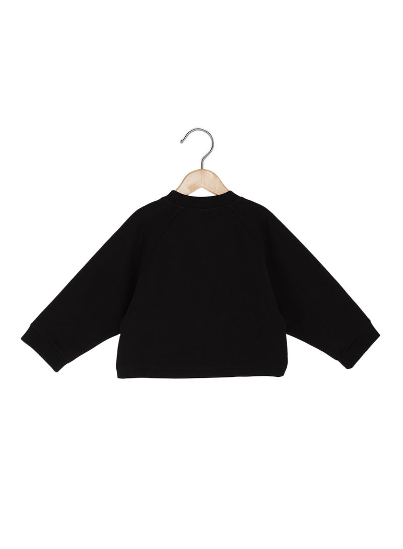 Sberty Crew Neck Sweater Black