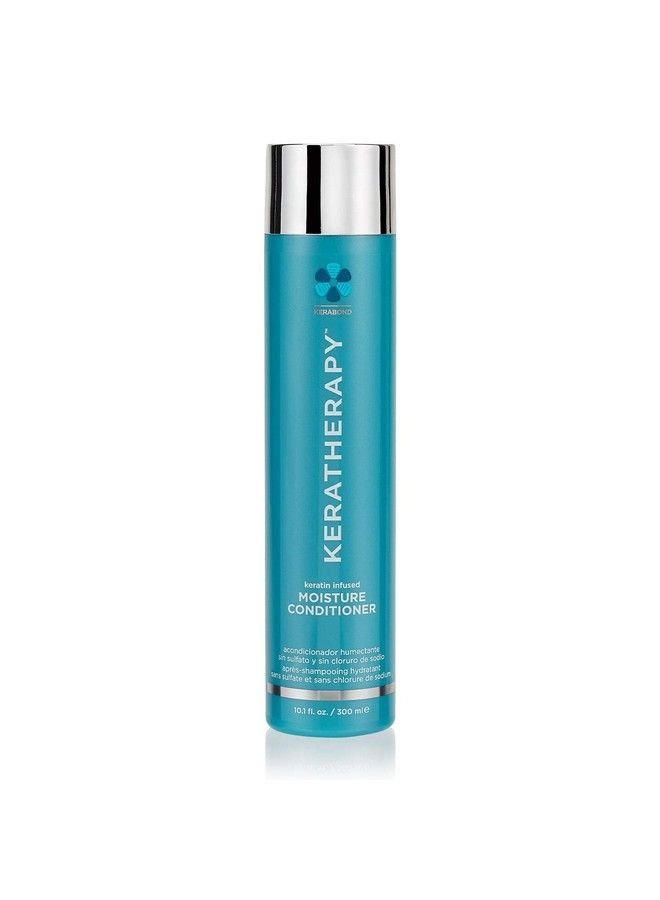 Keratin Infused Moisture Conditioner 10.1 Fl. Oz. 300 Ml  Hydrating & Moisturizing Conditioner For Dry Or Damaged Hair With Collagen Jojoba Oil & Kerabond Technology  Sulfate Free
