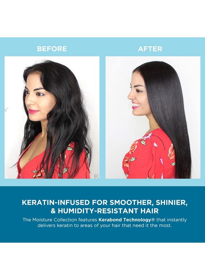 Keratin Infused Moisture Conditioner 10.1 Fl. Oz. 300 Ml  Hydrating & Moisturizing Conditioner For Dry Or Damaged Hair With Collagen Jojoba Oil & Kerabond Technology  Sulfate Free