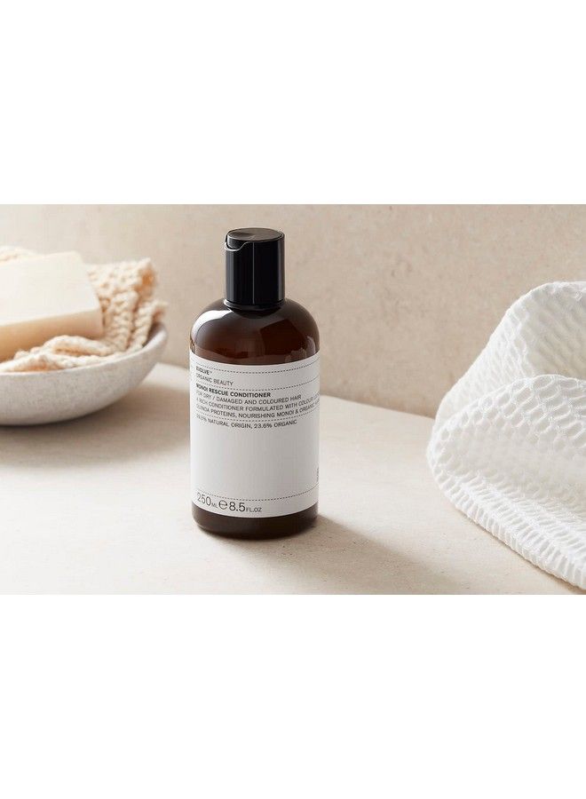 Natural Monoi Rescue Conditioner  Small Batch Vegan Clean Beauty 8.5 Fl Oz  250 Ml