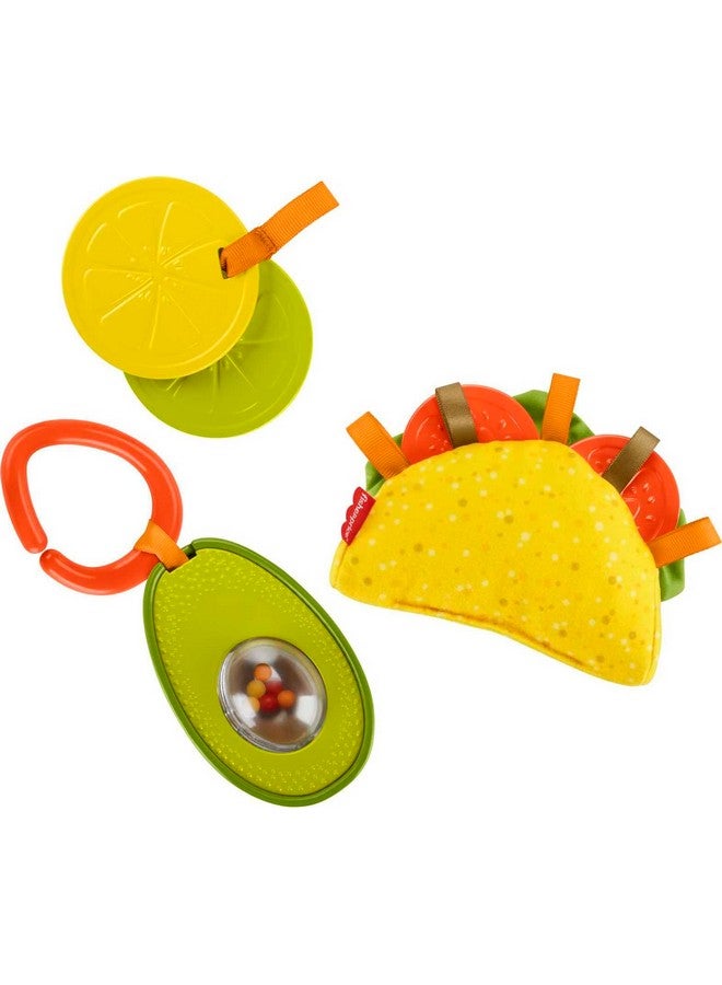 Tiny Treats Gift Set 3 Pretend Food Infant Teething Toys