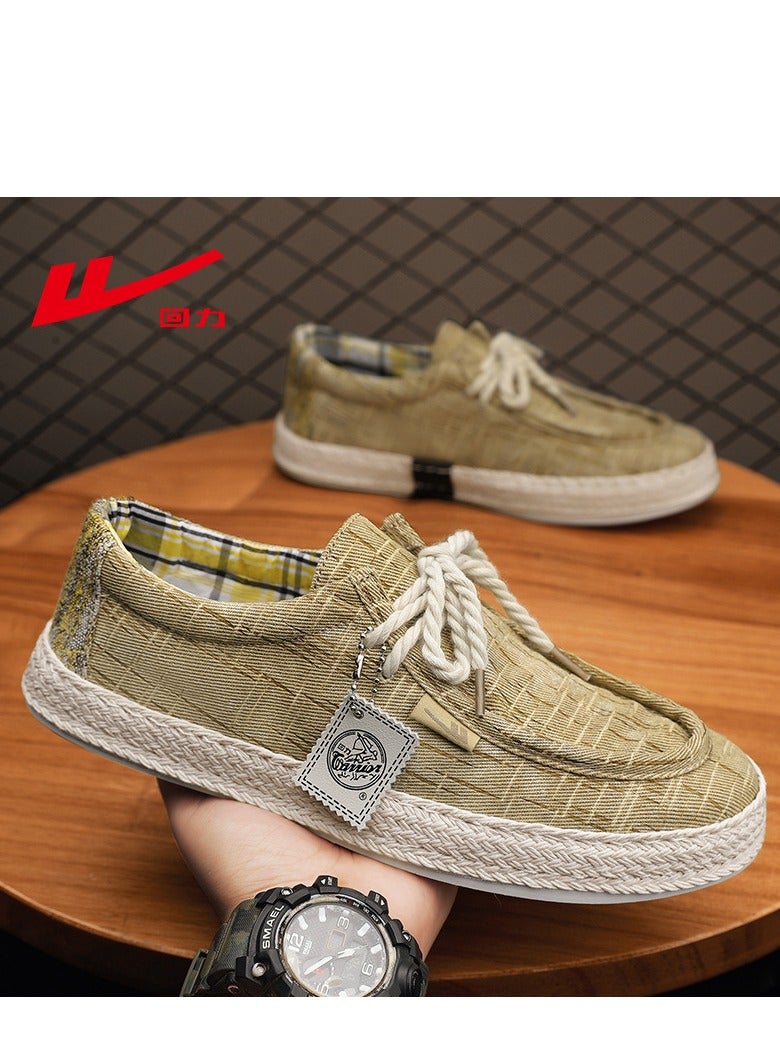 Men's Non Slip And Breathable Canvas Casual Shoes