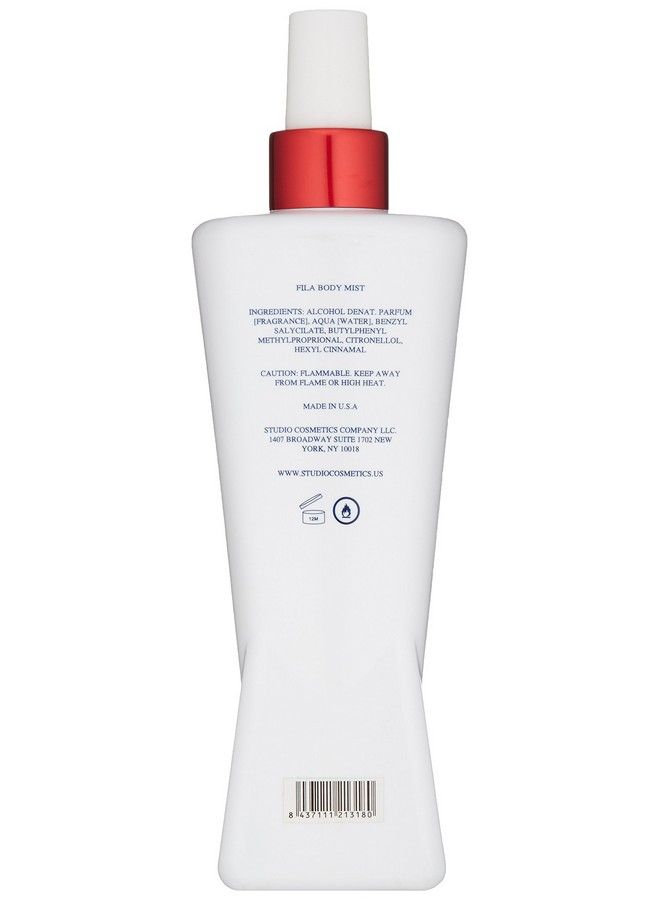 Refreshing Body Spray For Women  Aquatic Energizing Designer Body Spray Fragrance  Notes Of Mandarin And Passion Fruit  Intense Long Lasting Scent Streamlined White Bottle  8.4 Oz