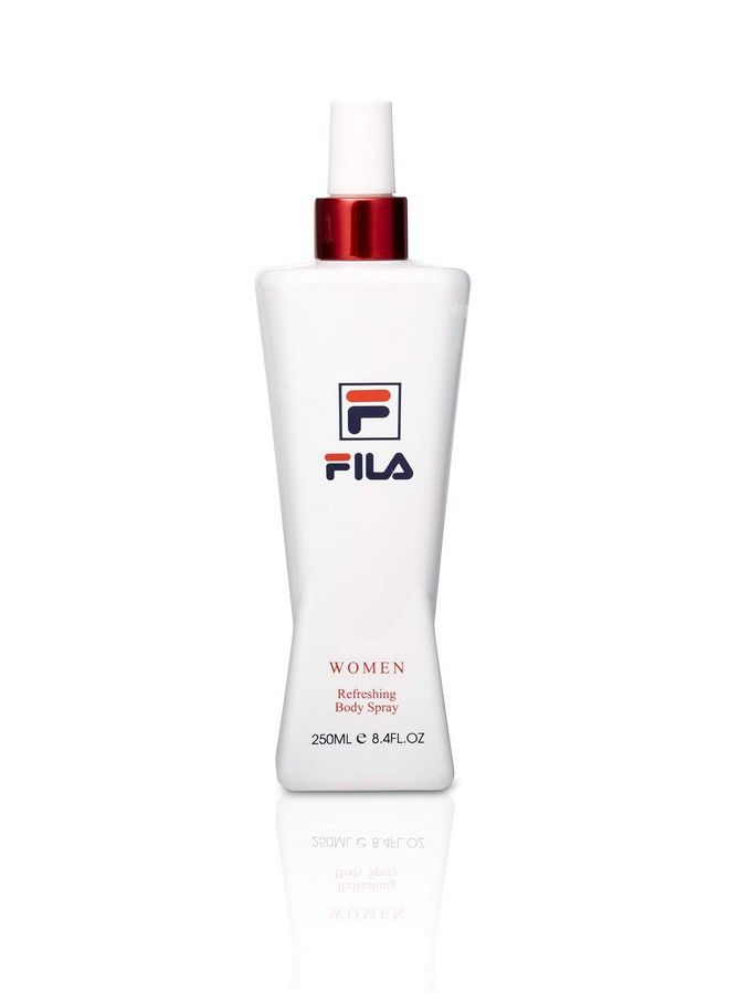 Refreshing Body Spray For Women  Aquatic Energizing Designer Body Spray Fragrance  Notes Of Mandarin And Passion Fruit  Intense Long Lasting Scent Streamlined White Bottle  8.4 Oz