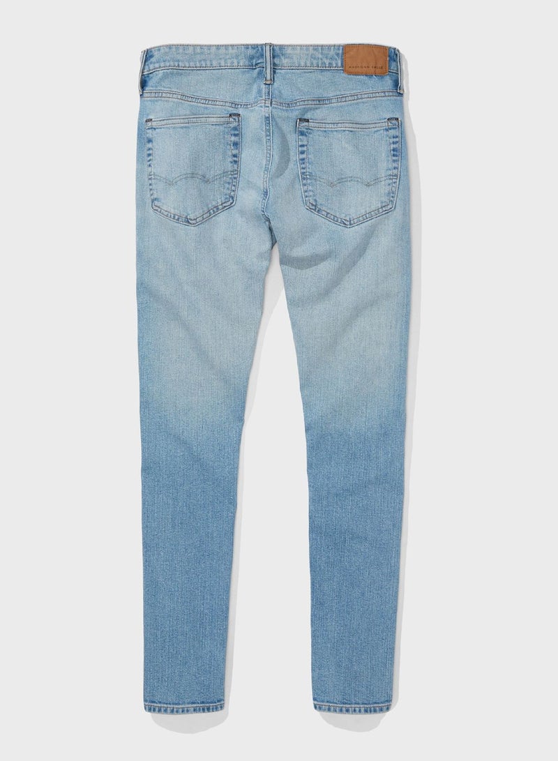 Light Wash Skinny Fit Jeans