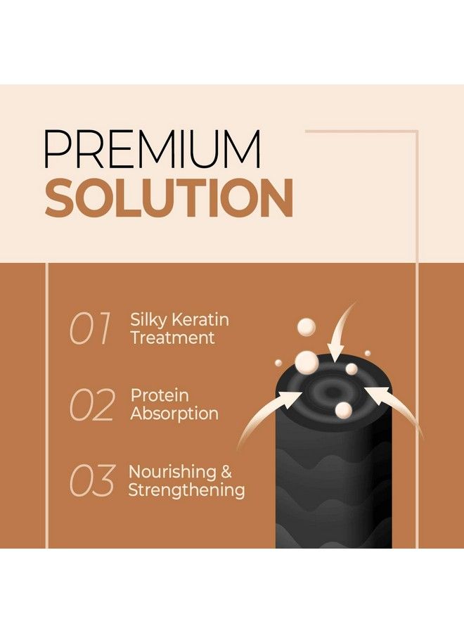 Nourishing Shampoo  Conditioner 500Ml Set Korean Beauty For Dry Damaged Hair With Premium Keratin Protein Spa Products